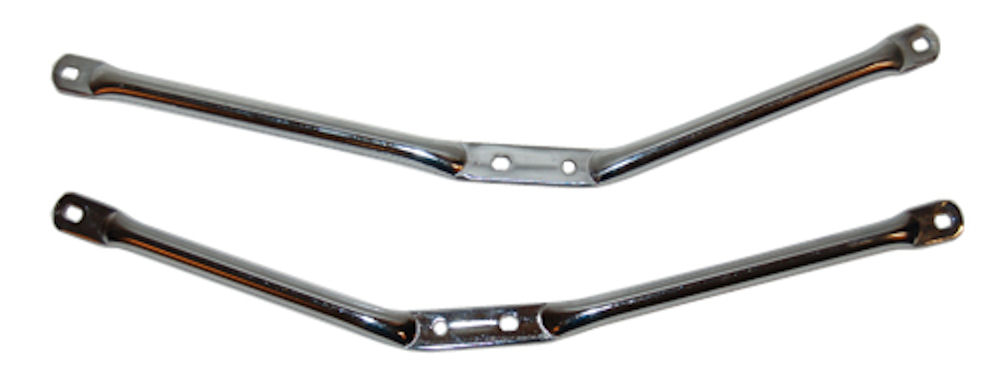 Stang set voorspatbord zund nt mod. 529/530 chroom links+rechts DMP 2-delig