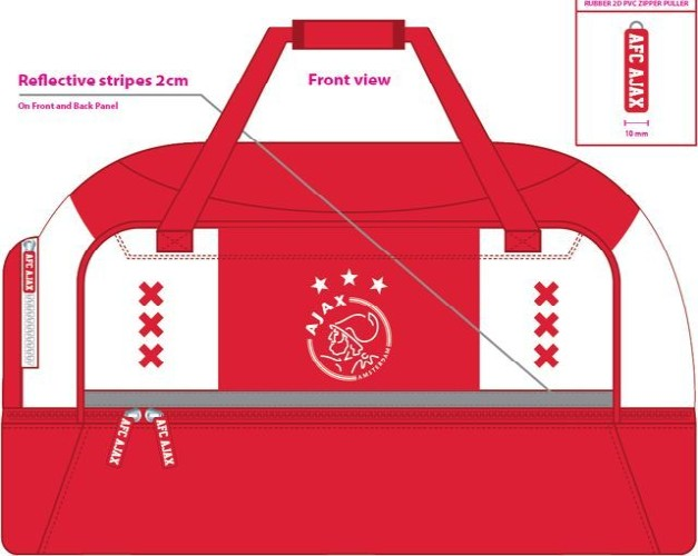 Sporttas met schoenenvak Ajax wit-rood-wit XXX 53x28x35 cm (SPOR011606) kopen? te koop voor € 49.95 ✓ ✓ Scherpe prijzen ✓ Voor 12:00 uur volgende dag in huis